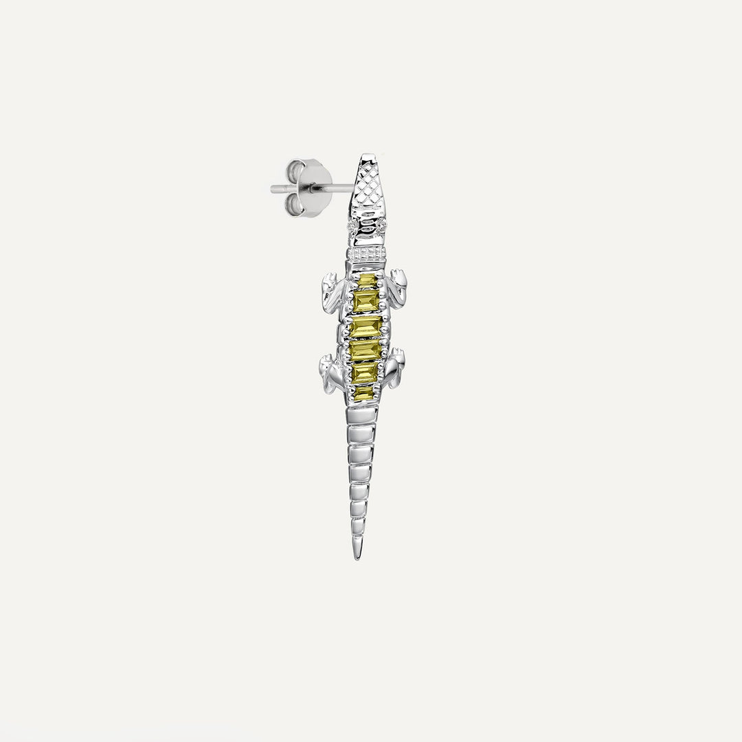 ORECCHINO PIERCING ARGENTO ALIGATOR