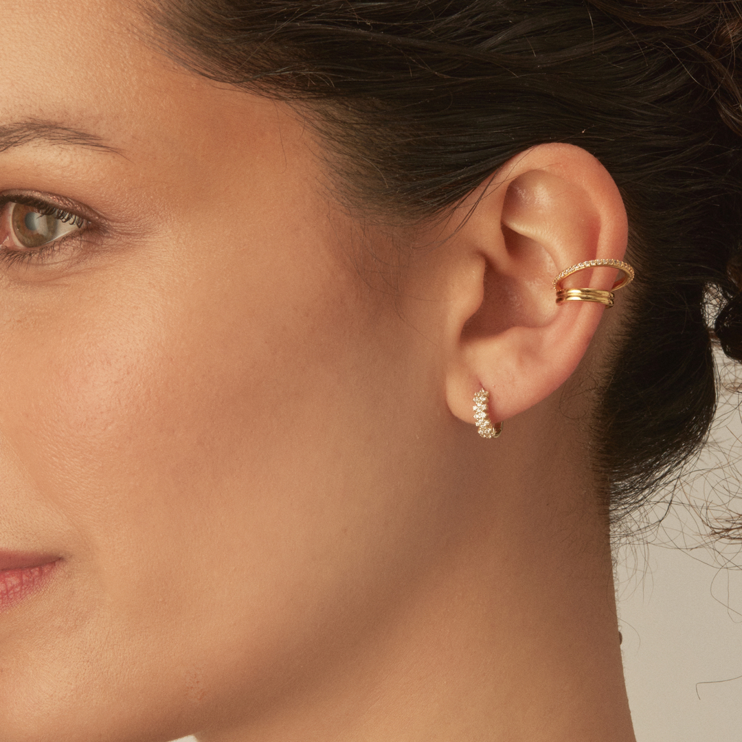 CLARISSA HOOP PIERCING EARRING
