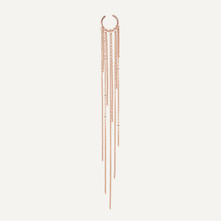 CASCADE ROSE GOLD EAR CUFF