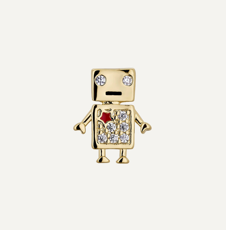 PIERCING-Ohrring Rob der Roboter