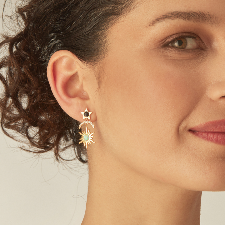 PIERCING-Ohrring BLAUES MEER STERNBILD