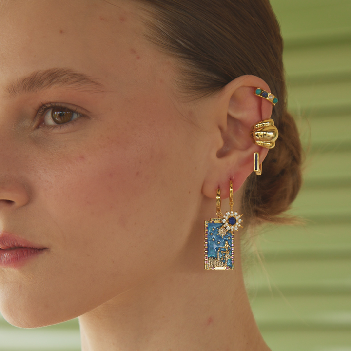 FORMENTERA HOOP PIERCING EARRING