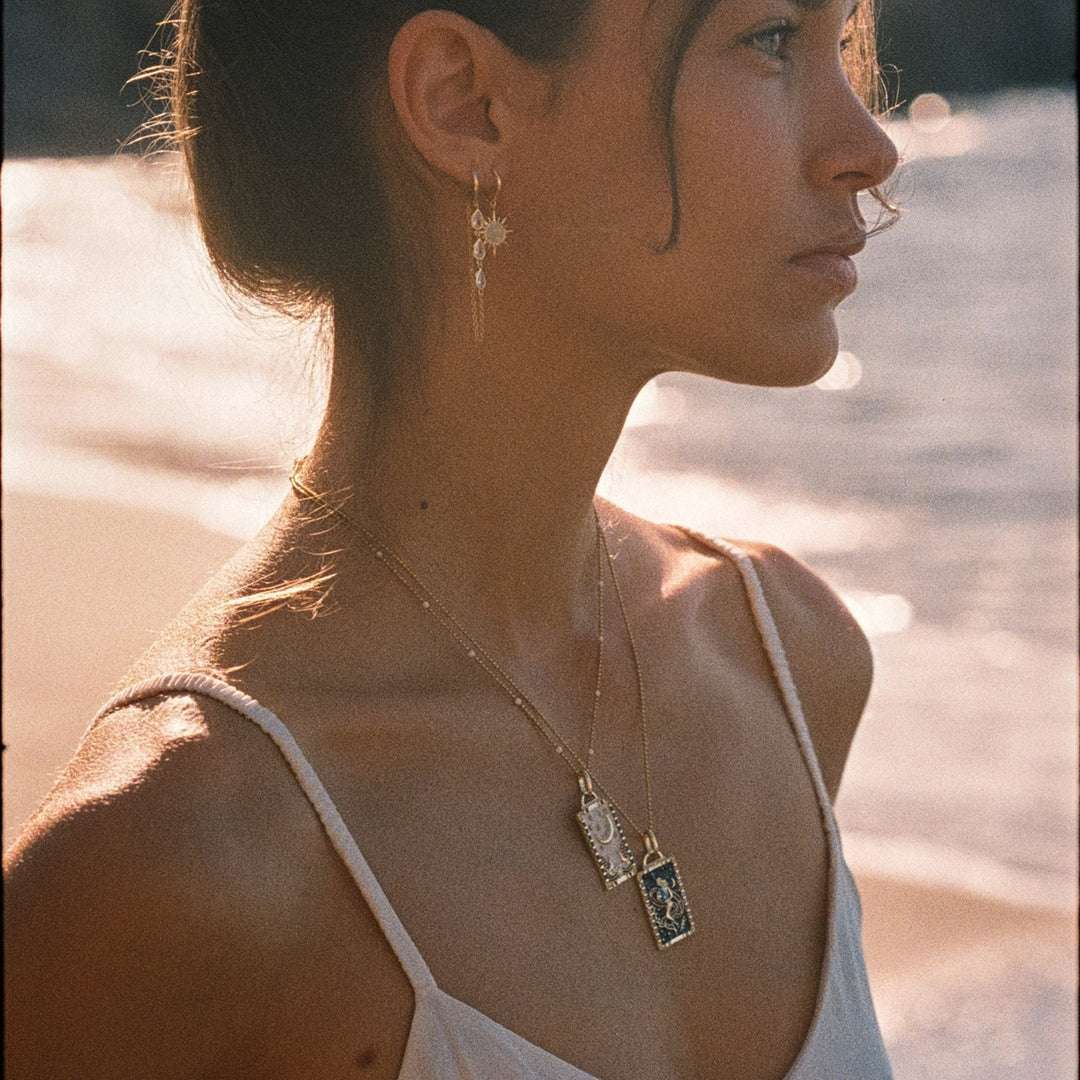 Goldener Zubi-Ring PIERCING-Ohrring