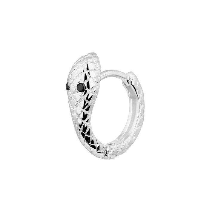 BRINCO PIERCING ARGOLA DE PRATA SERPIENTE