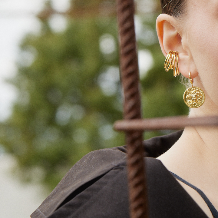 PIERCING OHRSCHMUCK MÉDUSE CREOLEN