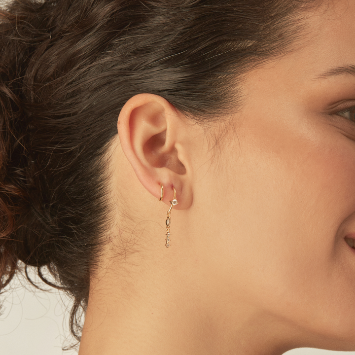PIERCING OORBEL GOLD TREVI