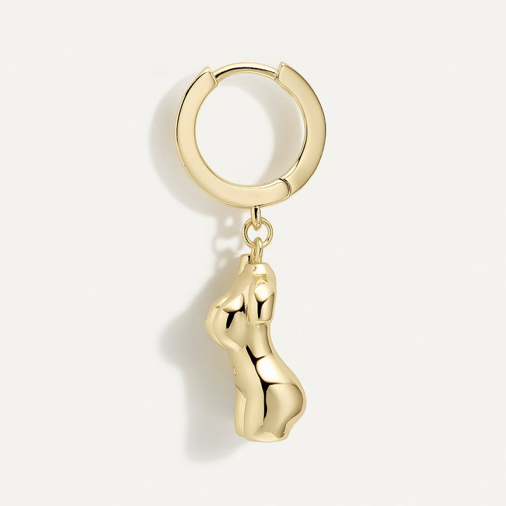 GOUDEN ECO DE MILO RING PIERCING OORBEL