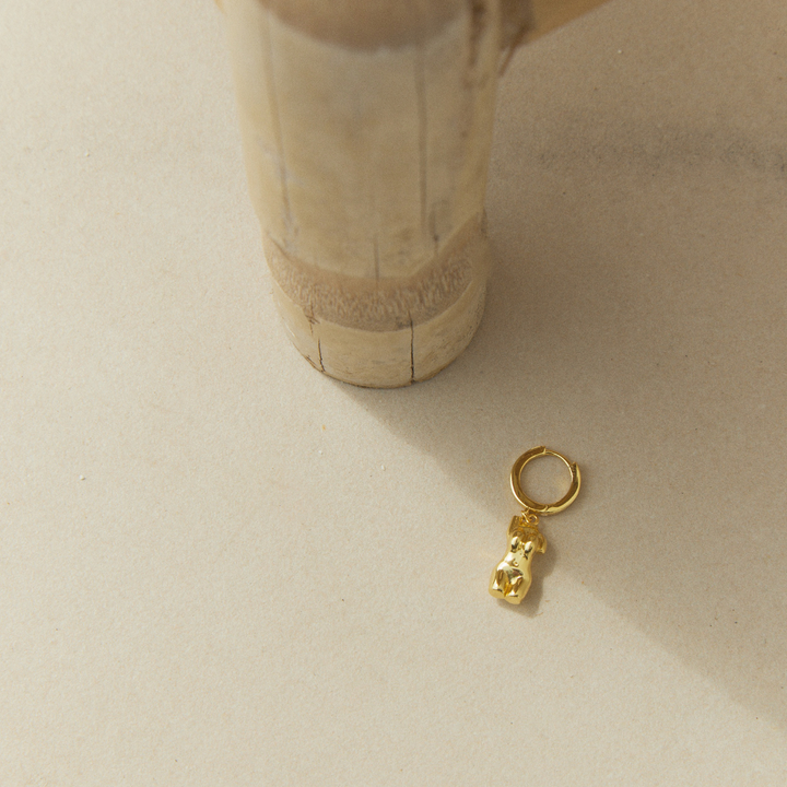 GOUDEN ECO DE MILO RING PIERCING OORBEL