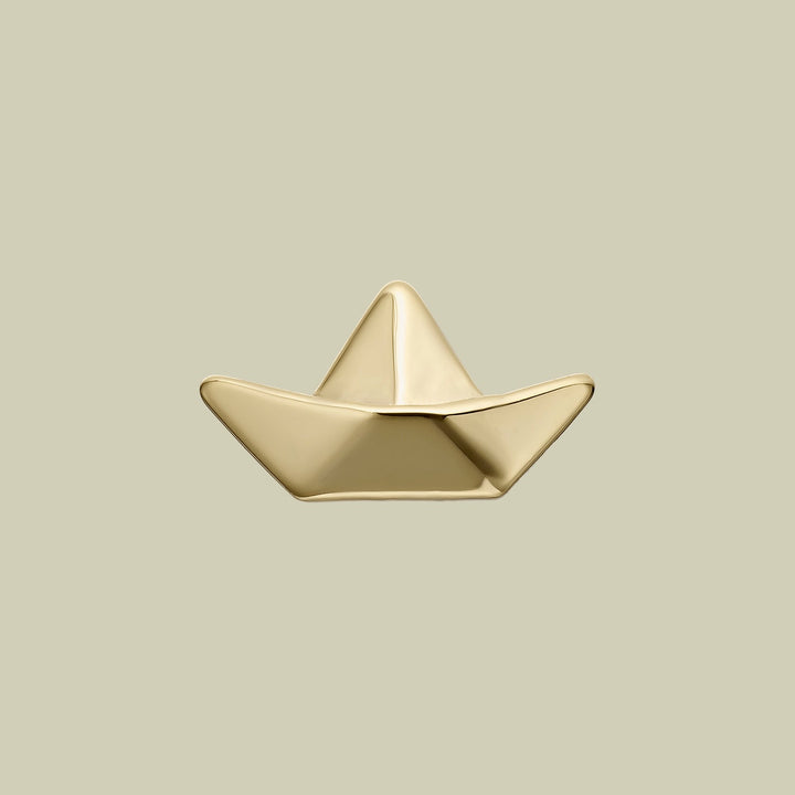 GOLD PETIT BATEAU PIERCING EARRING