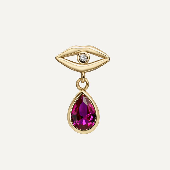 Goldener Souffle-PIERCING-Ohrring