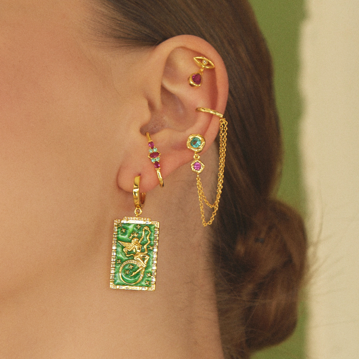 PENDIENTE PIERCING MÚLTIPLE UBANGI