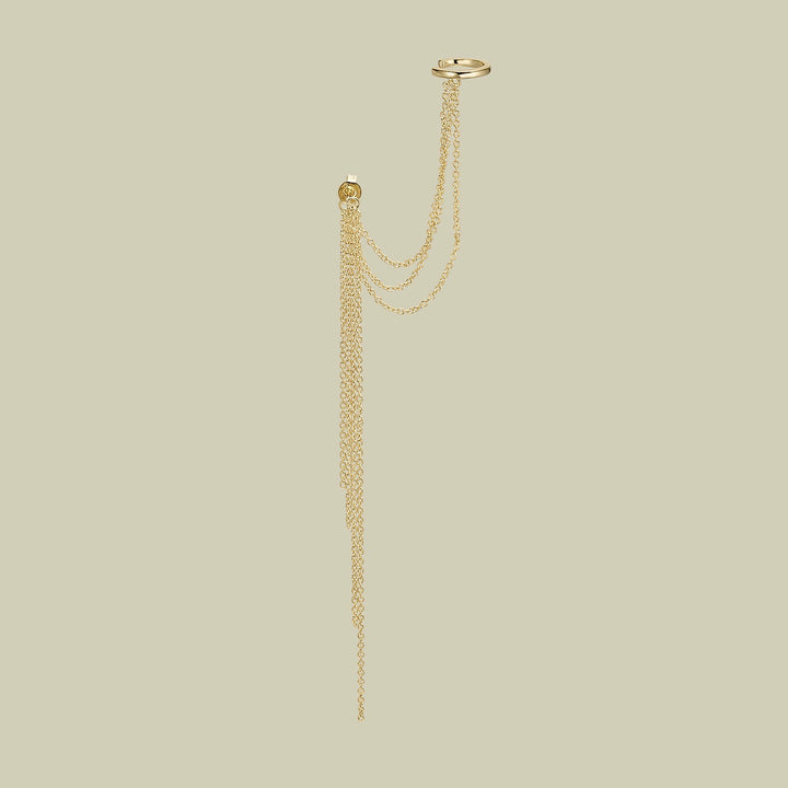 PENDIENTE PIERCING MÚLTIPLE GOLD TANA