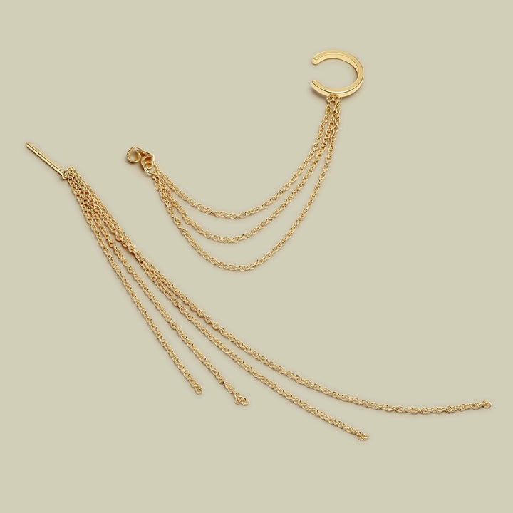 PENDIENTE PIERCING MÚLTIPLE GOLD TANA