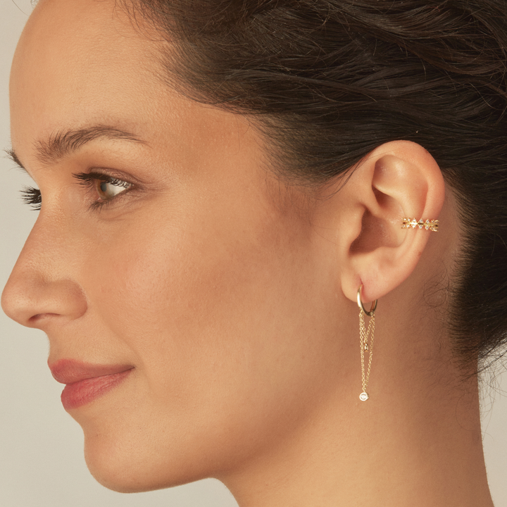 EAR CUFF WHITE JANA