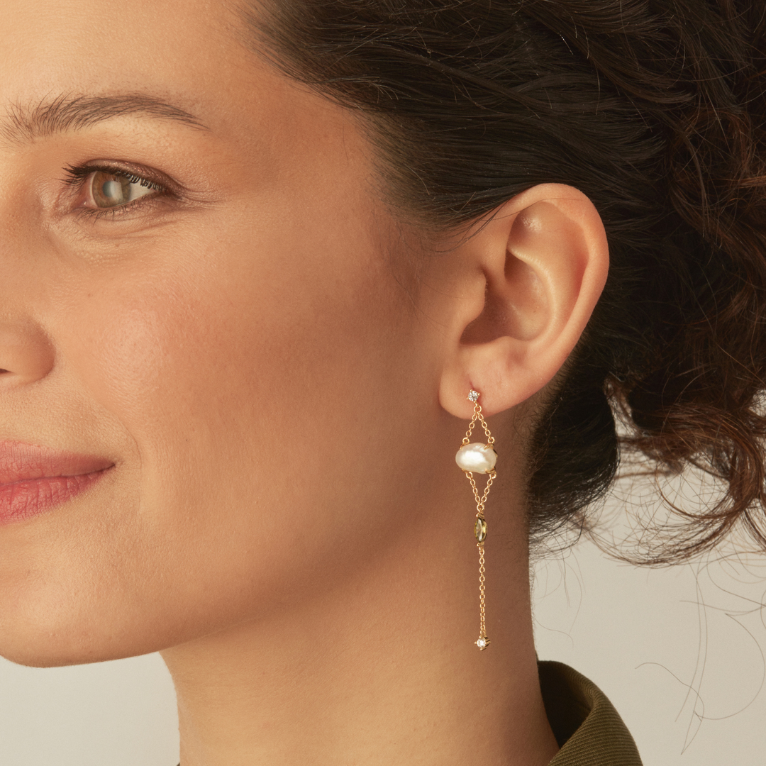 SHINJU PIERCING EARRING