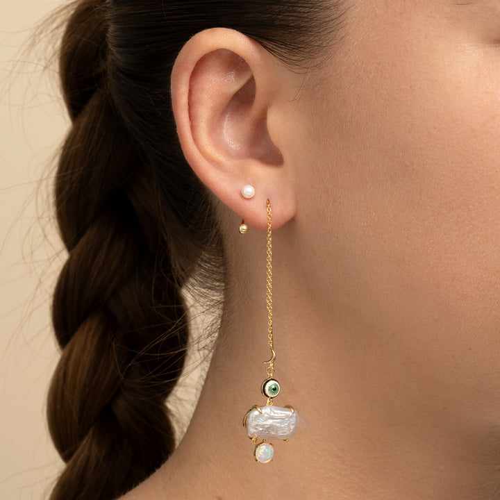 ORECCHINO PIERCING ZANTE PERLA