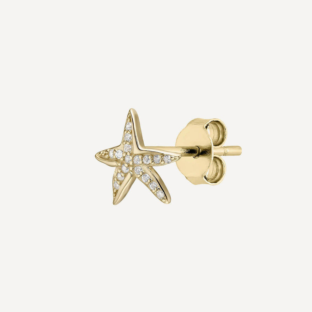 MARINE STAR PIERCING EARRING
