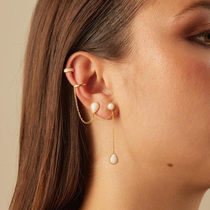 DINA HOOP PIERCING EARRING