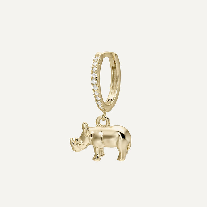 RHINO RING PIERCING OORBEL