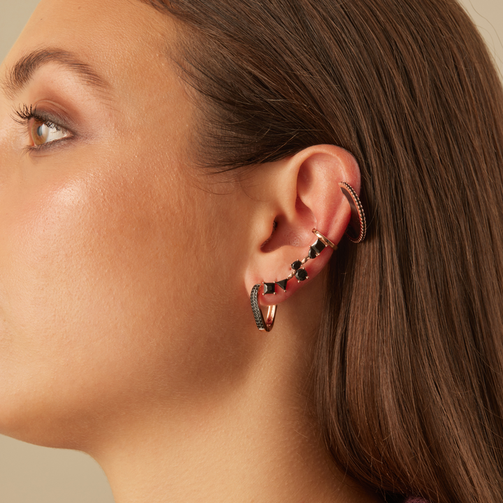 BRINCO PIERCING ARGOLA ETERNA ROSÉE