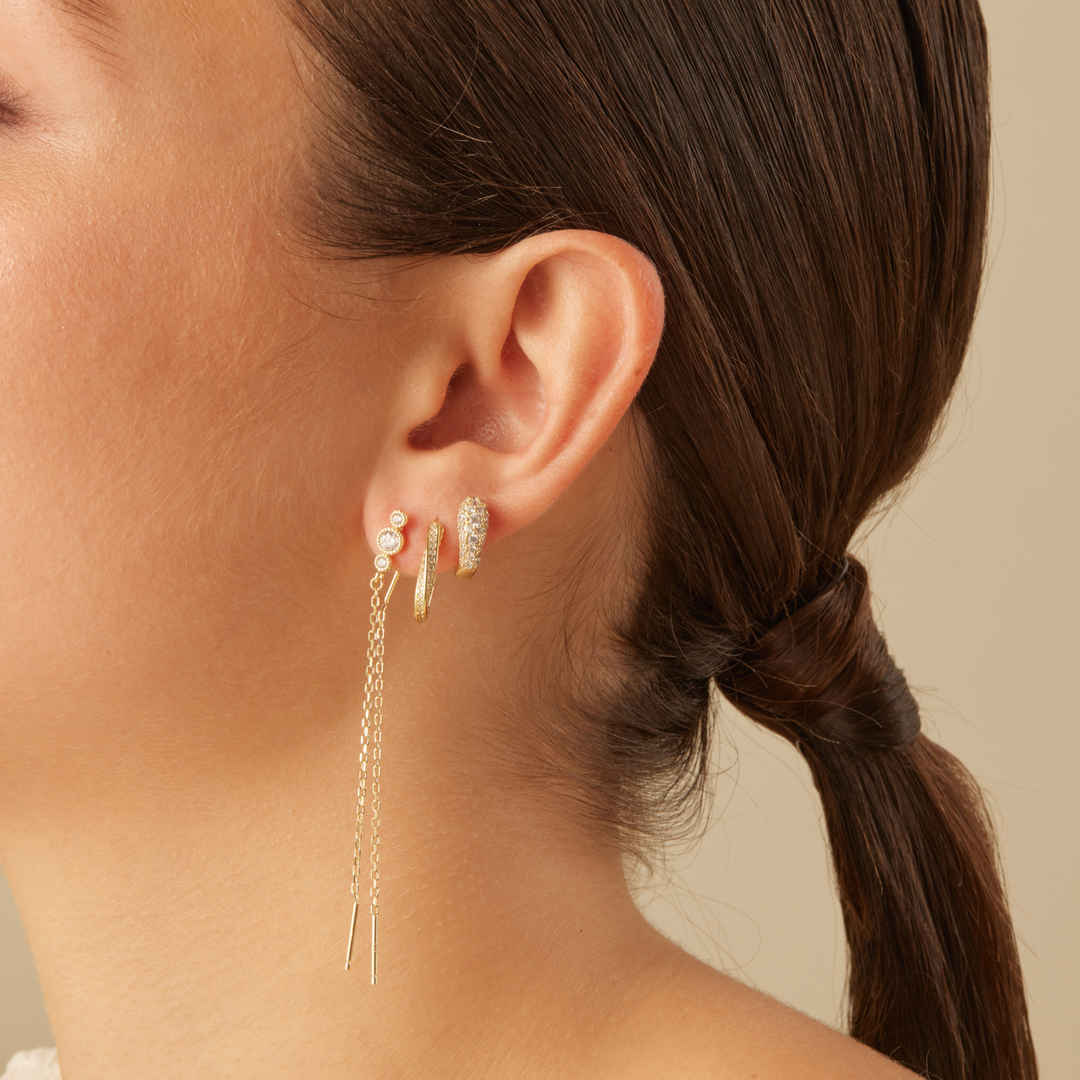 PENDIENTE PIERCING CREOLEN WEIß GAËLLE