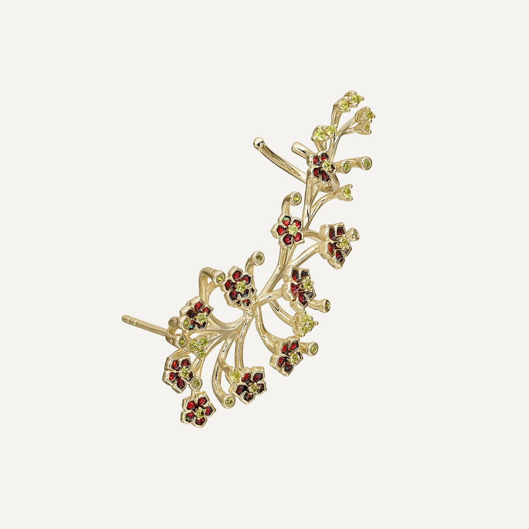 BOUGAINVILLÉE KLETTER-OHRRING