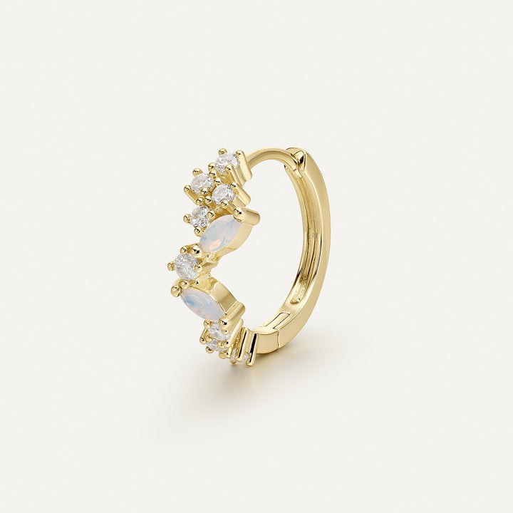 OORBELLEN PIERCING RING EDELWEISS