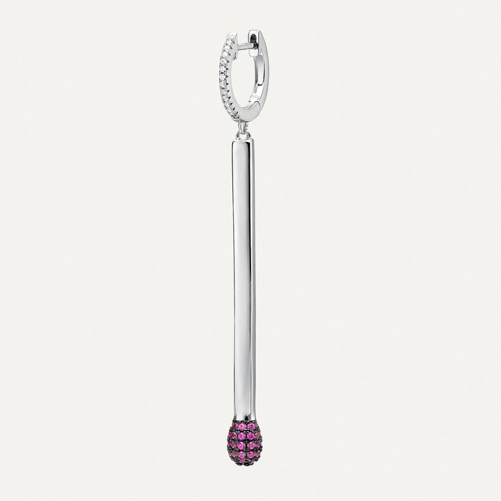 PIERCING OHRRING PINK MATCHSTICK