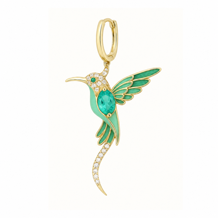 PIERCING OORRING GROENE SPIRIT