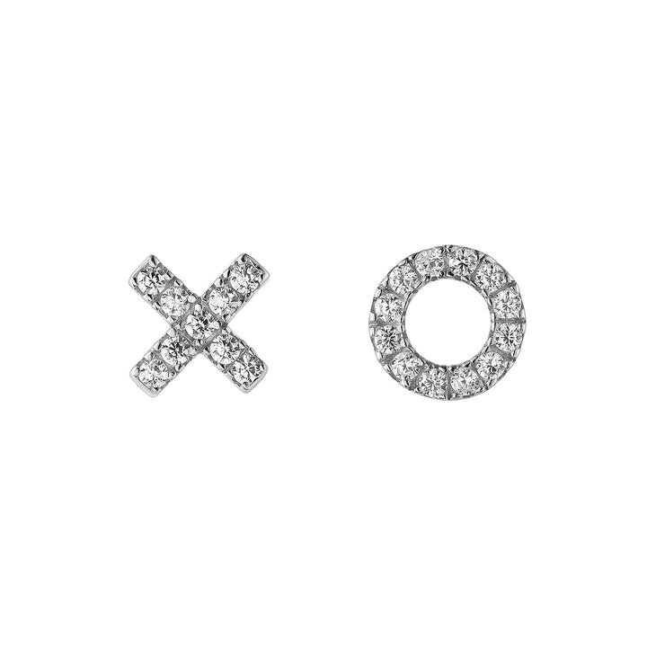 ORECCHINI ASIMMETRICI IN ARGENTO XOXO
