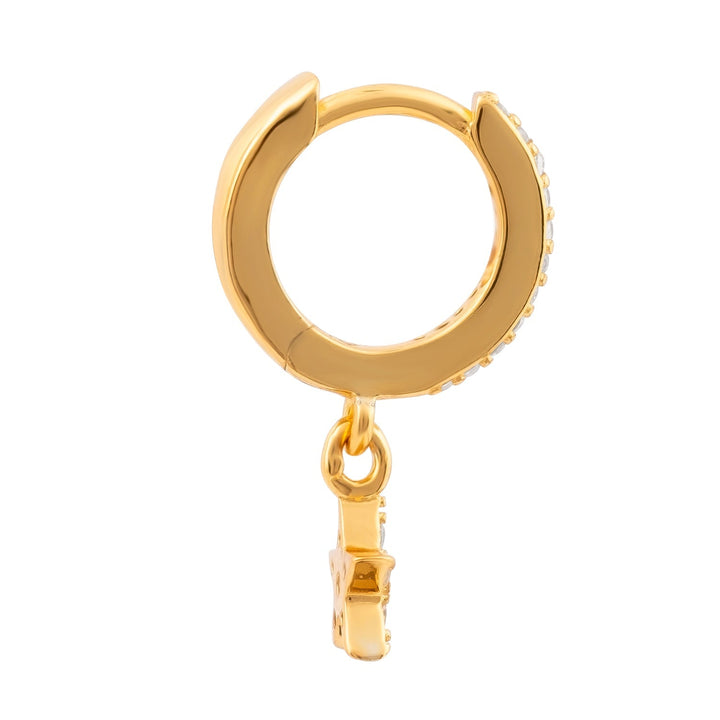 SHOOTING STAR HOOP PIERCING EARRING