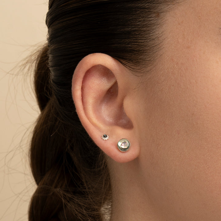 CALA SALADA ONYX PIERCING EARRING