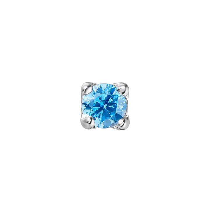 Orecchino piercing blu Luz