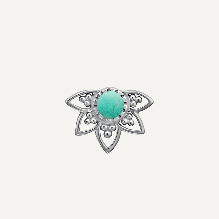 CALA GRACIÓ TURQUOISE PIERCING EARRING