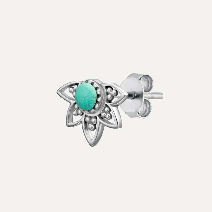 CALA GRACIÓ TURQUOISE PIERCING EARRING