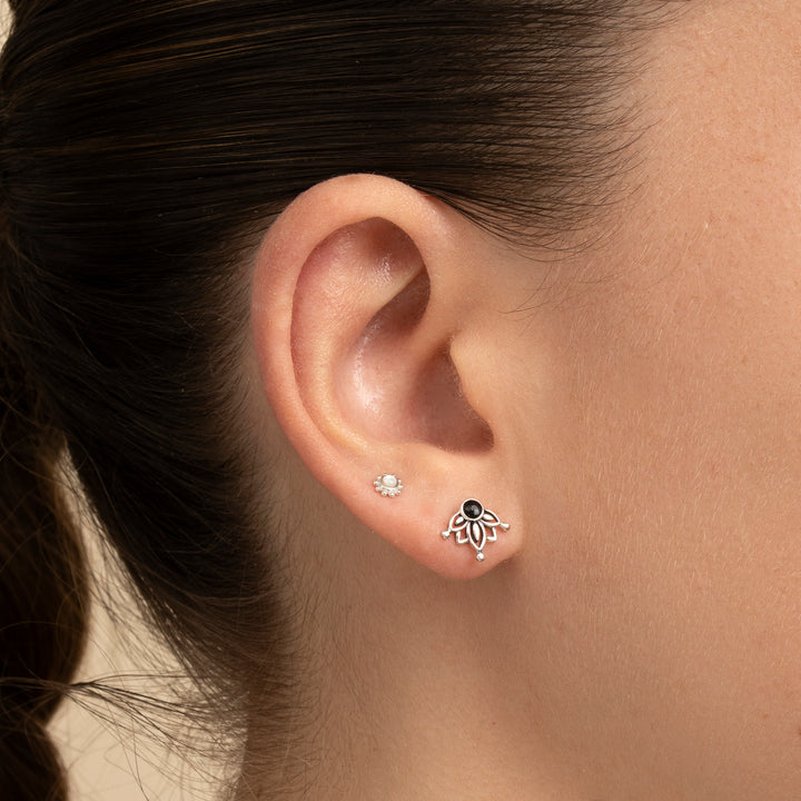 PIERCING OHRRING CALA BASSA ONYX
