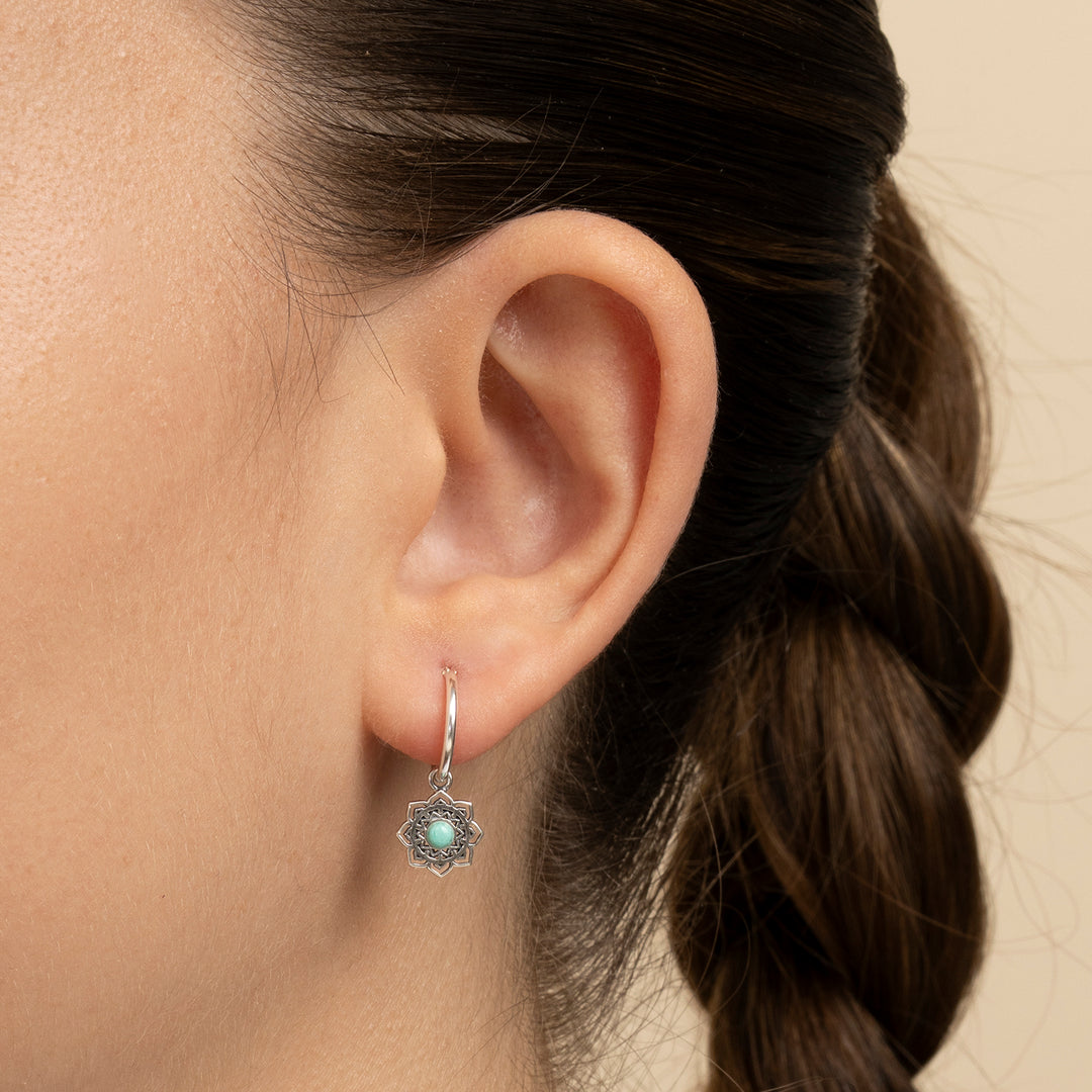 BRINCO PIERCING ARGOLA BENIRRÁS TURQUESA