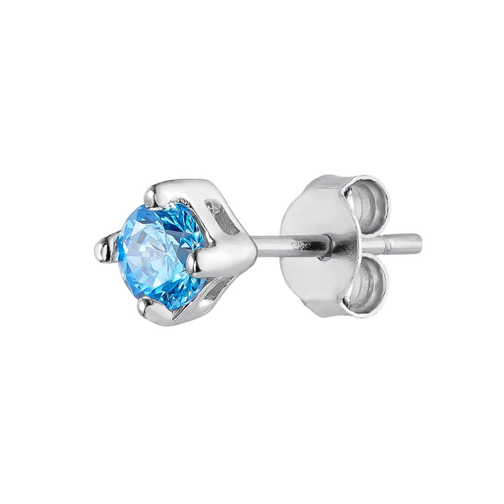 Orecchino piercing blu Luz