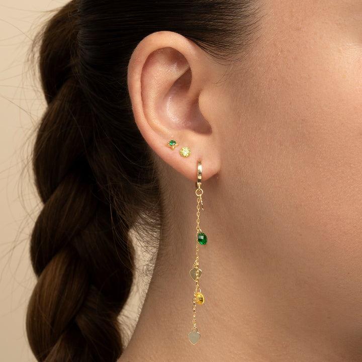 PIERCING OHRRING GREEN ESSENCE