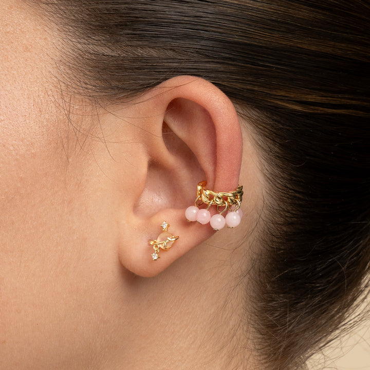 EAR CUFF JADE AKOYA
