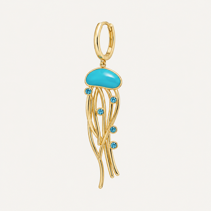 PIERCING HOOP EARRING OCEAN GOCCIA DI MEDUSA