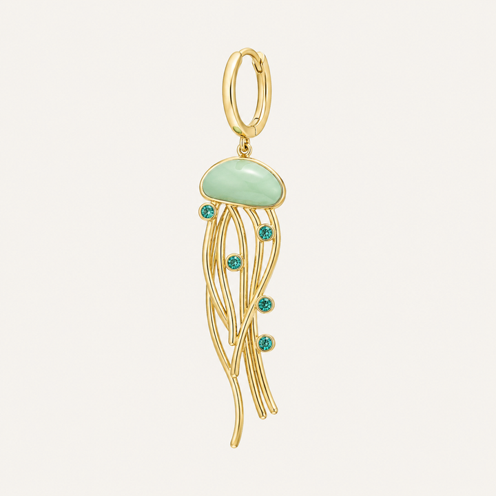 PENDIENTE PIERCING ARO PARAIBA GOCCIA DI MEDUSA