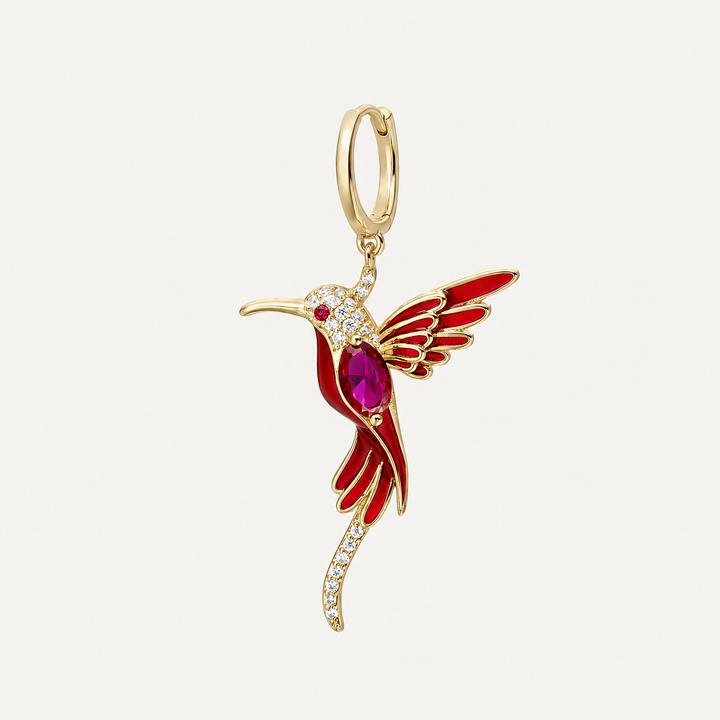 ORECCHINO PIERCING CERCHIO CORINDONE SPIRIT