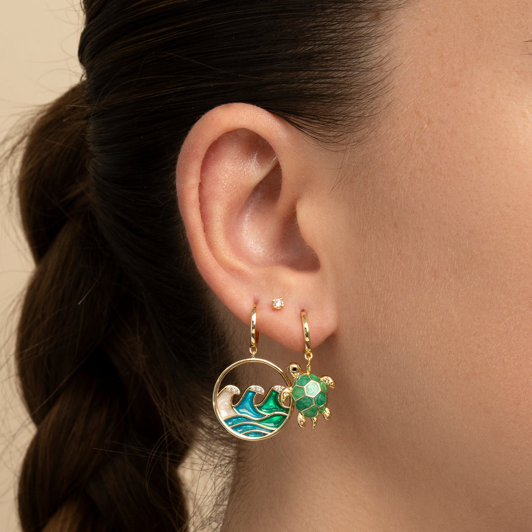 AZZARRA RING PIERCING OORBEL