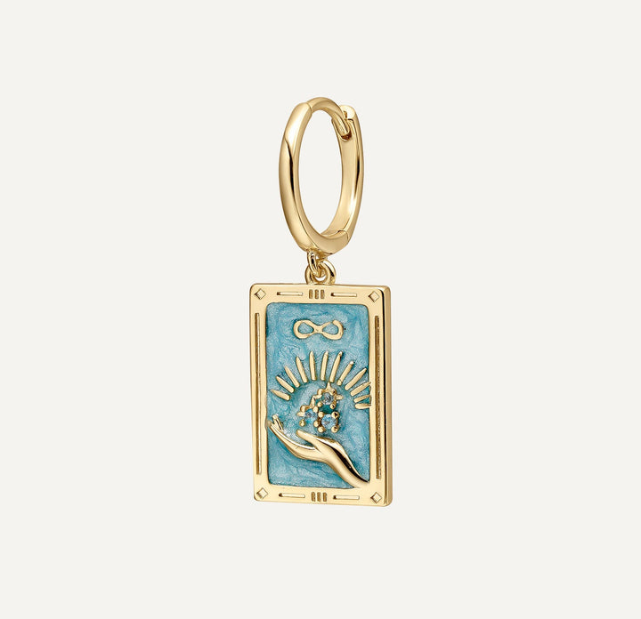TAROT DE MAGIËR RING PIERCING OORBEL