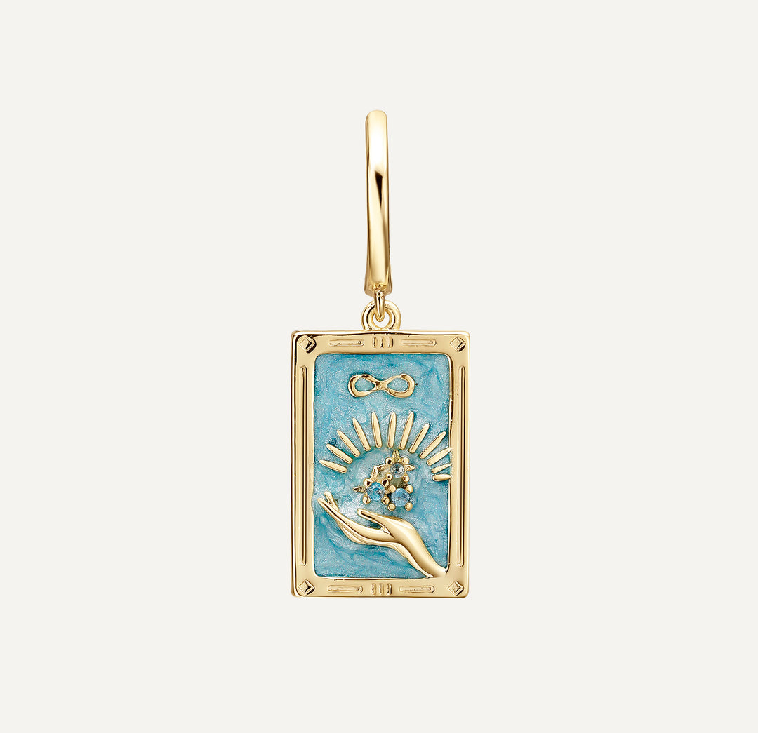 TAROT DE MAGIËR RING PIERCING OORBEL