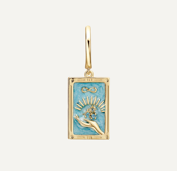 TAROT DE MAGIËR RING PIERCING OORBEL