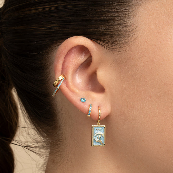 TAROT DE MAGIËR RING PIERCING OORBEL
