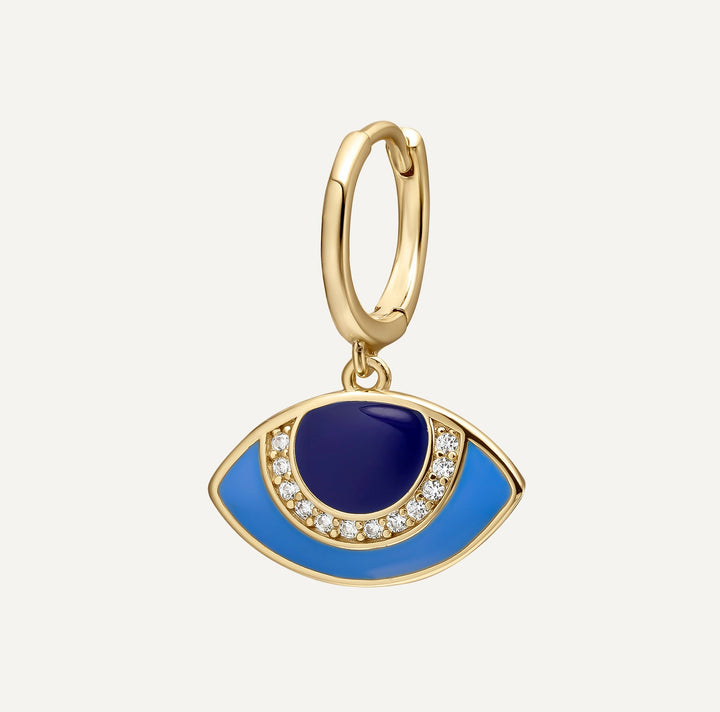 MOSAIK AQUA BÖSES AUGE CREOLEN-PIERCING
