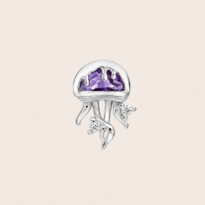 PENDIENTE PIERCING PINK GOLD MEDUSE